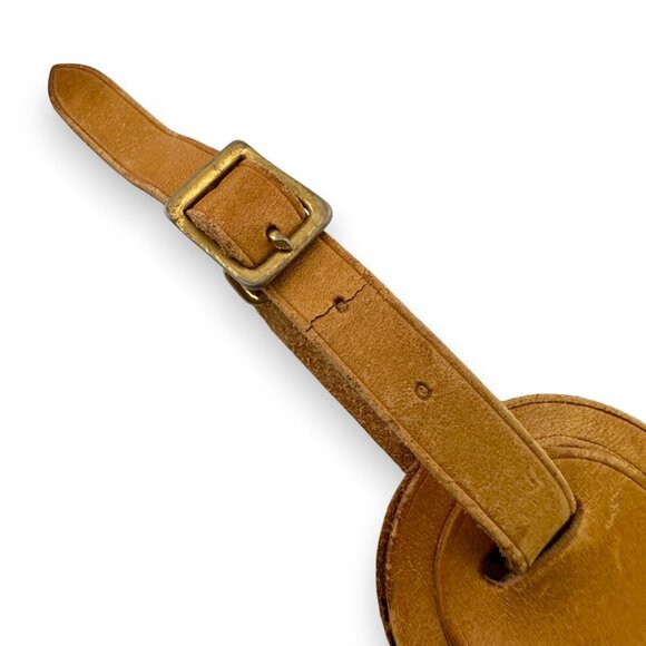 Authentic Louis Vuitton Leather Luggage Tag - Picture 3 of 12